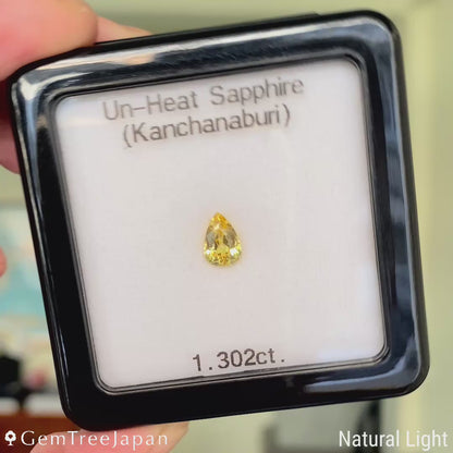 【lulu's Gem】Un-Heat Sapphire 1.302ct / Kanchanaburi