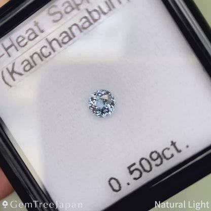 Un-Heat Sapphire 0.509ct / Thailand (Kanchanaburi)