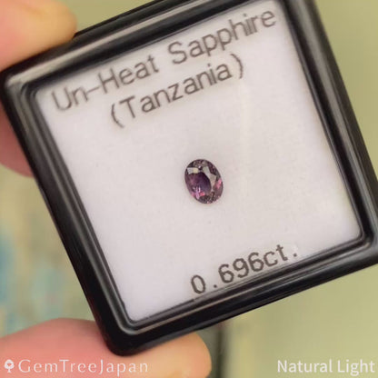 Un-Heat Sapphire 0.696ct / Tanzania