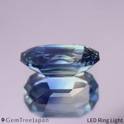 Parti-Color Sapphire 0.663ct / Thailand(Kanchanaburi)