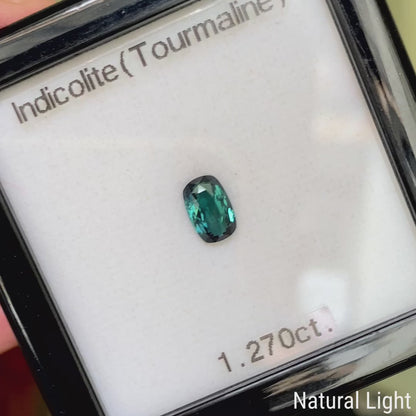 【Nori's Gem】Indicolite (Tourmaline) 1.270ct /  Brazil