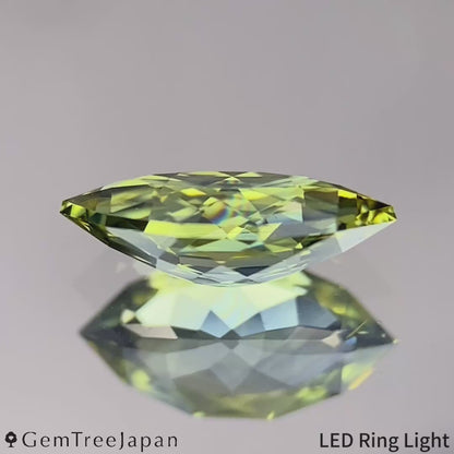 Un-Heat Parti-Color Sapphire 0.738ct / Thailand (Kanchanaburi)