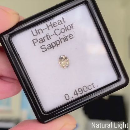 Un-Heat Parti-Color Sapphire 0.490ct / Vietnam