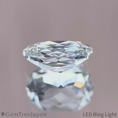 "Pale Ice Mint" Sapphire 0.38ct / Kanchanaburi (Thailand) 【Trial Price】