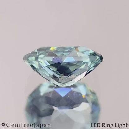 "Ice Mint Green" Kanchanaburi Sapphire 0.634ct / Thailand