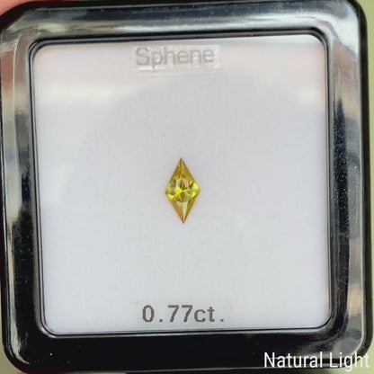 Sphene 0.77ct / Madagascar