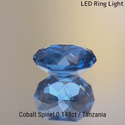 Cobalt Spinel 0.148ct / Tanzania