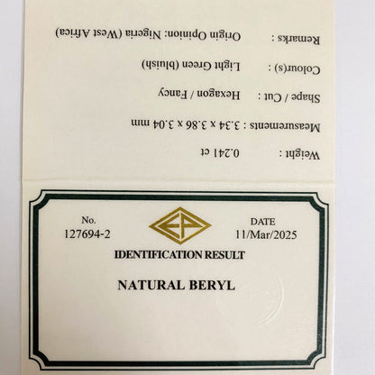 Green Beryl 0.241ct / Nigeria