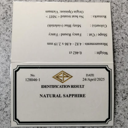 Un-Heat Sapphire 0.462ct / Vietnam